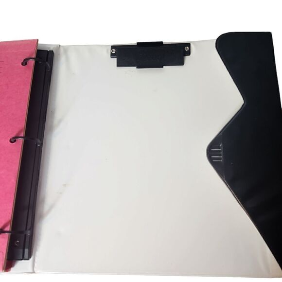 Vintage Mead Data Center Binder 29020 90s Y2K Red White Black - Picture 2 of 12